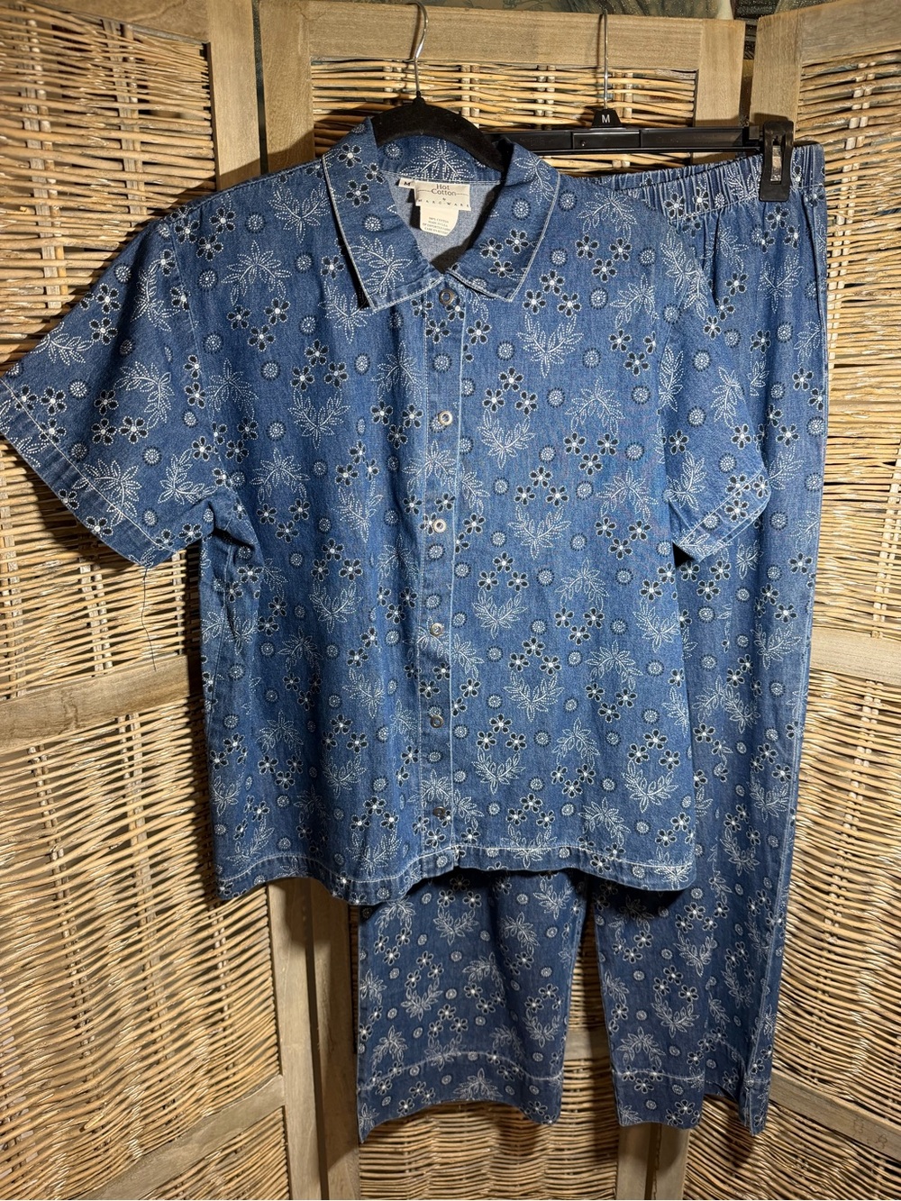Hot Cotton by Marc Ware 2-piece Cotton Co-ord set - Med Top with Large Pant